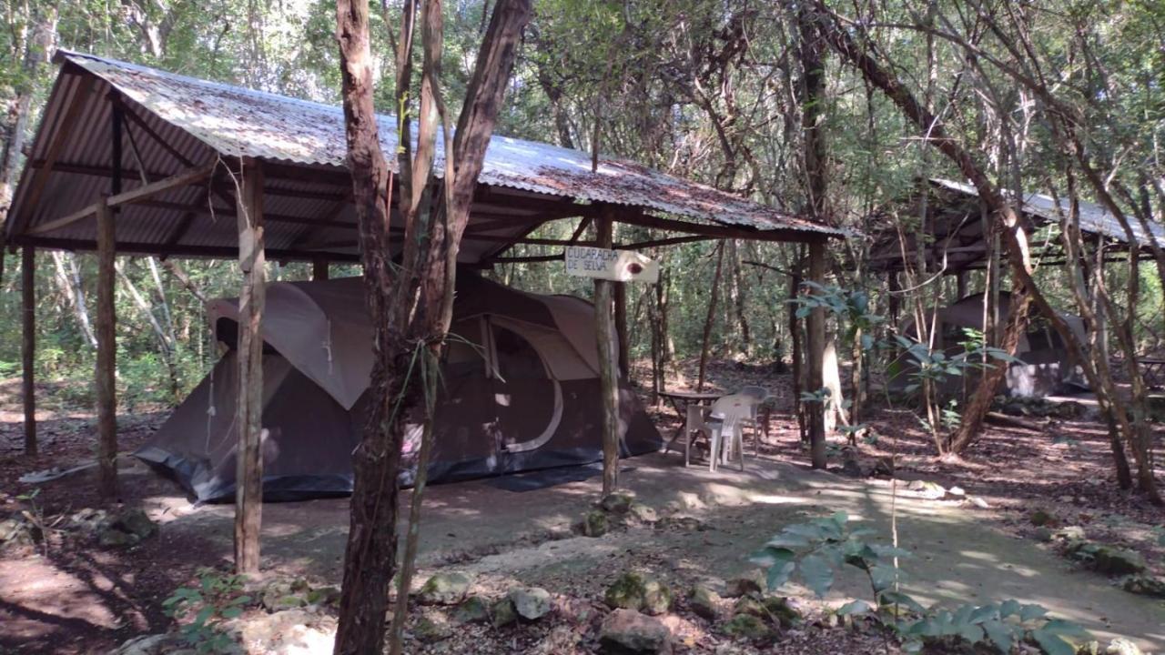Campamento Yaax Che En Calakmul Conhuas ภายนอก รูปภาพ